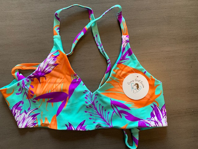 Tropical Aqua Triangle Bikini